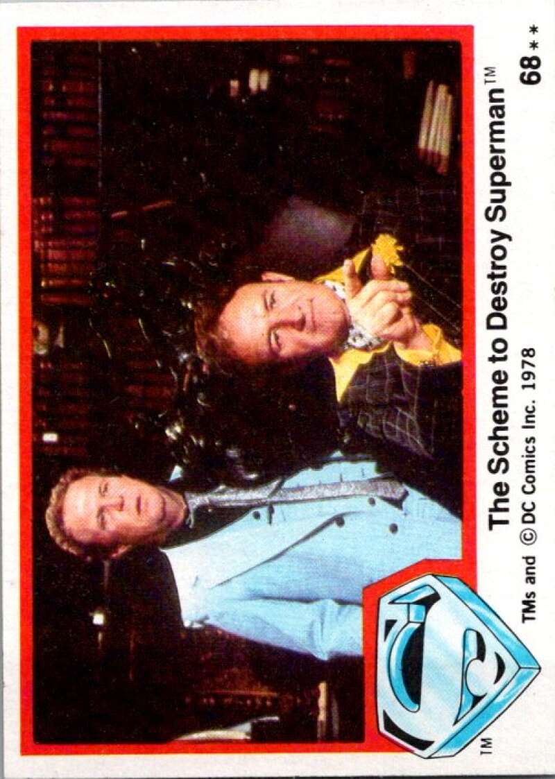 1978 Topps Superman #68 The Scheme to Destroy Superman   V51939 Image 1