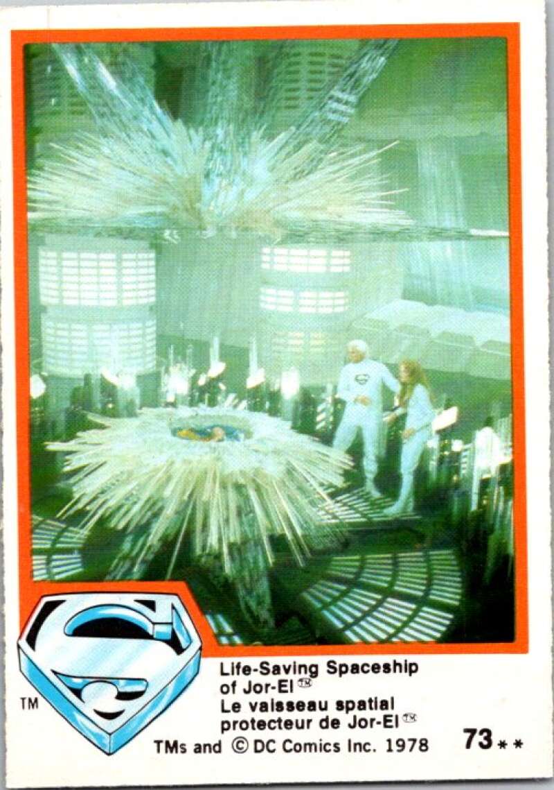 1978 OPC Superman #73 Life-Saving Spaceship of Jor-El   V51955 Image 1