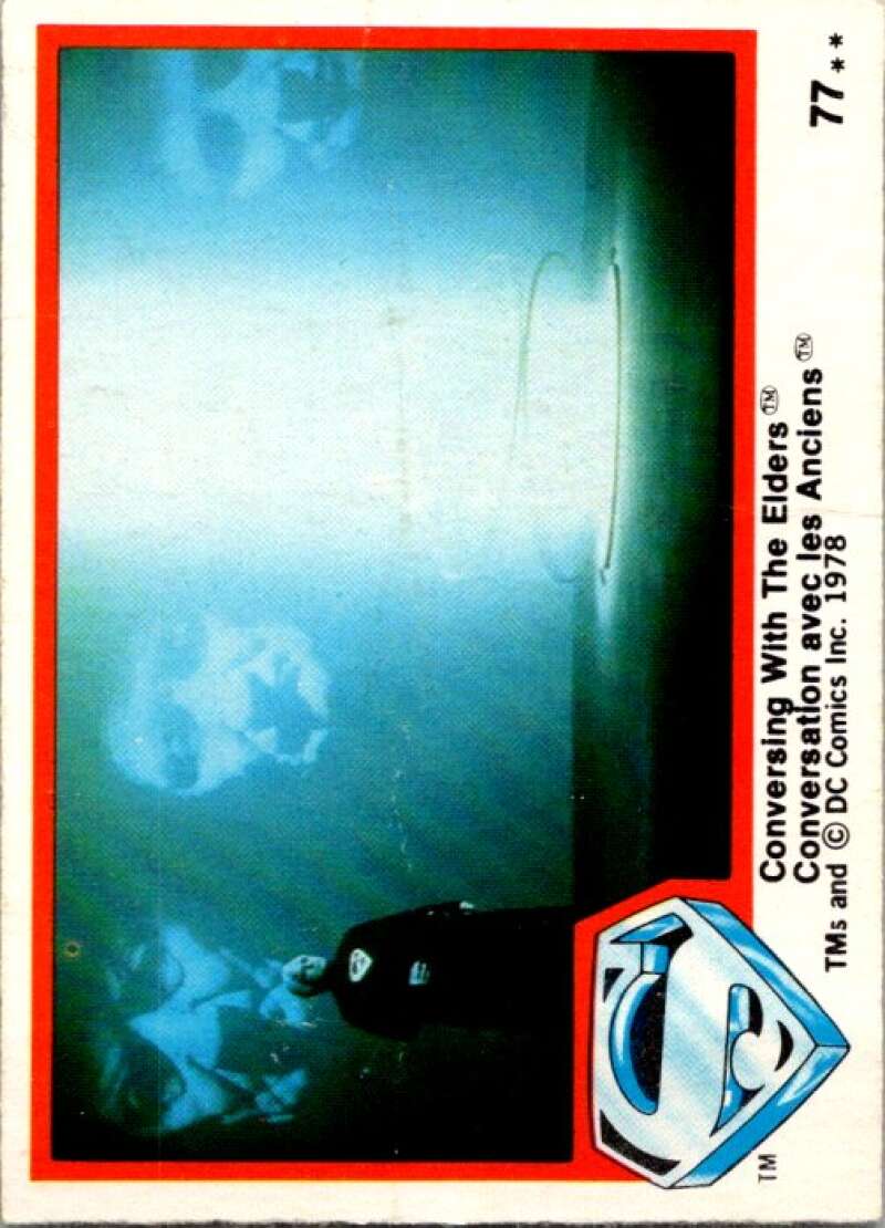 1978 OPC Superman #77 Conversing With The Elders   V51974 Image 1