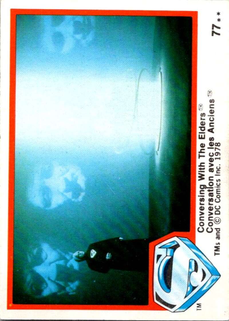 1978 OPC Superman #77 Conversing With The Elders   V51975 Image 1