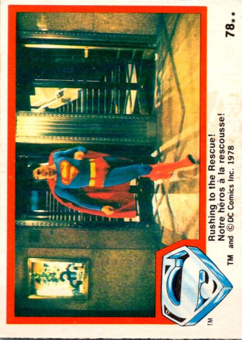 1978 OPC Superman #78 Rushing to the Rescue!   V51979 Image 1