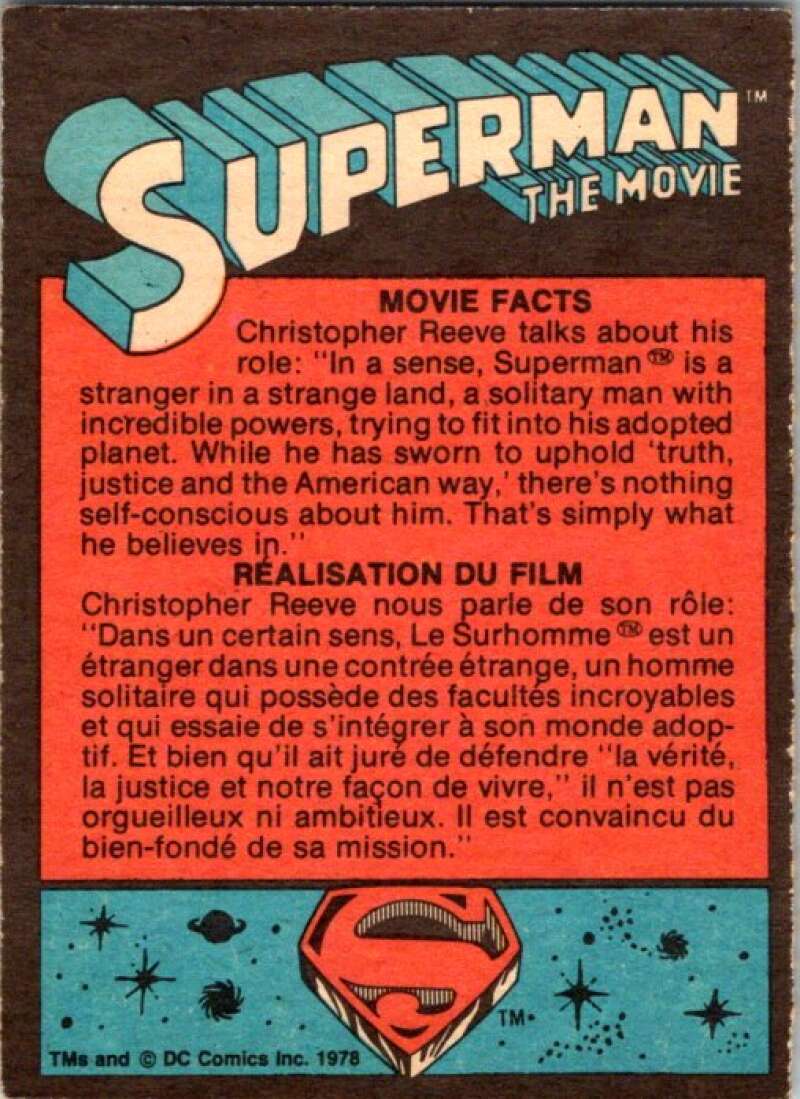 1978 OPC Superman #80 Sunset in Smallville   V51986 Image 2