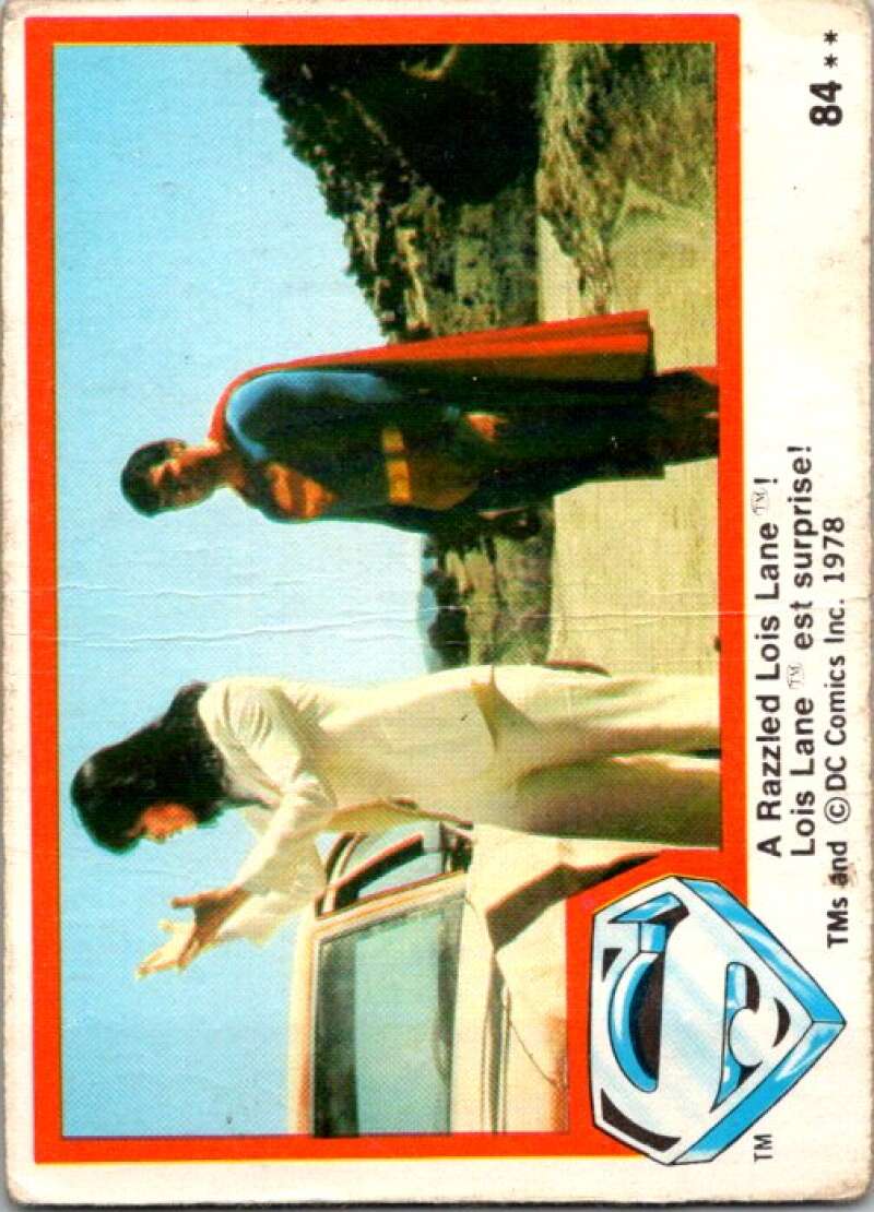 1978 OPC Superman #84 A Razzled Lois Lane!   V52006 Image 1