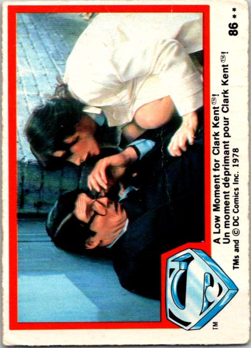 1978 OPC Superman #86 A Low Moment for Clark Kent!   V52017 Image 1