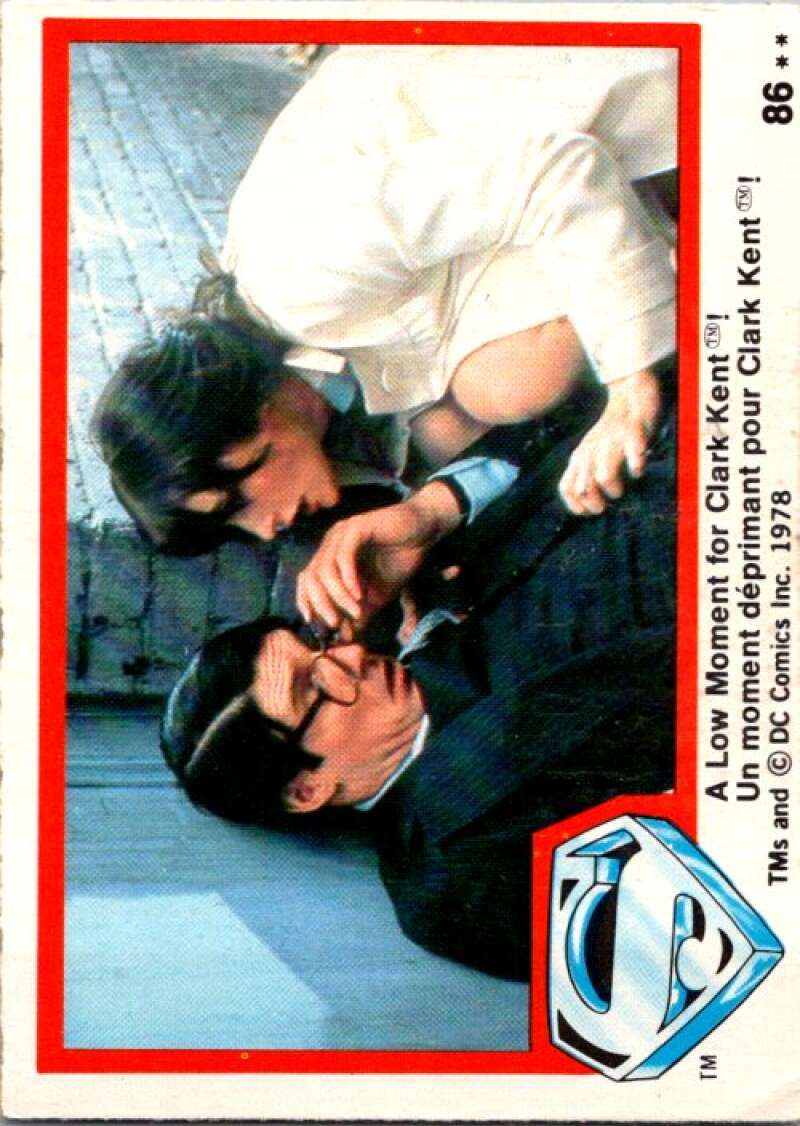 1978 OPC Superman #86 A Low Moment for Clark Kent!   V52018 Image 1