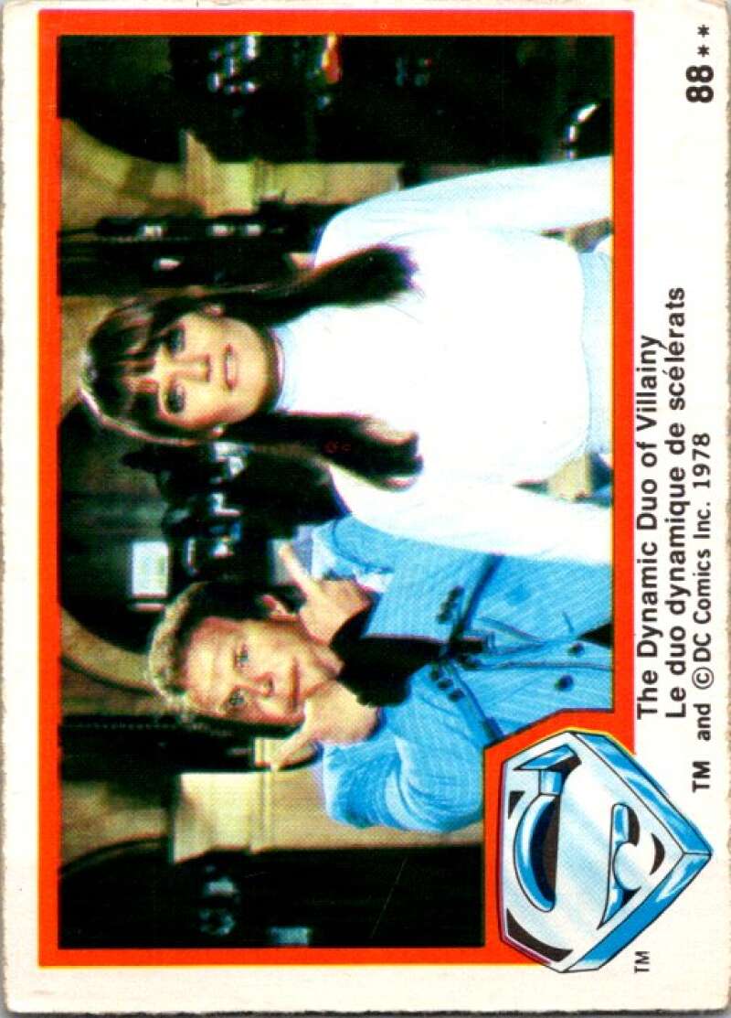 1978 OPC Superman #88 The Dynamic Duo of Villainy   V52022 Image 1