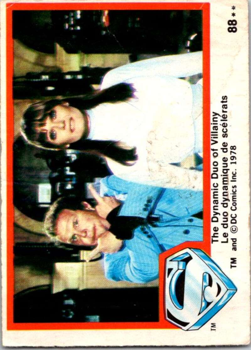 1978 OPC Superman #88 The Dynamic Duo of Villainy   V52026 Image 1