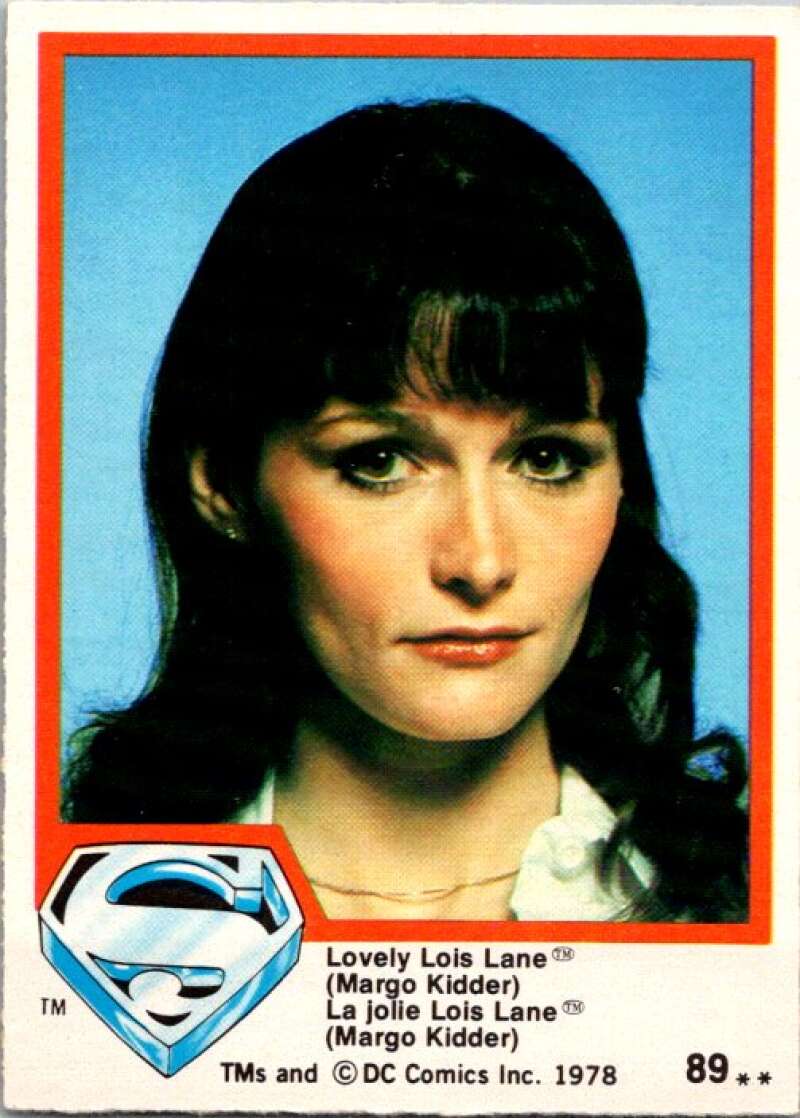 1978 OPC Superman #89 Lovely Lois Lane Margo Kidder   V52028 Image 1
