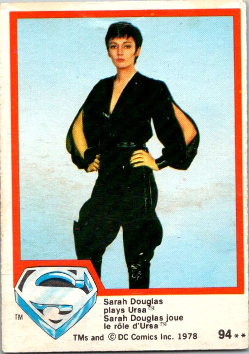 1978 OPC Superman #94 Sarah Douglas plays Ursa   V52046 Image 1