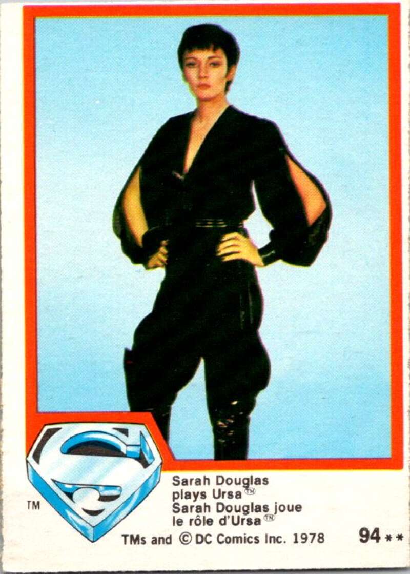 1978 OPC Superman #94 Sarah Douglas plays Ursa   V52048 Image 1