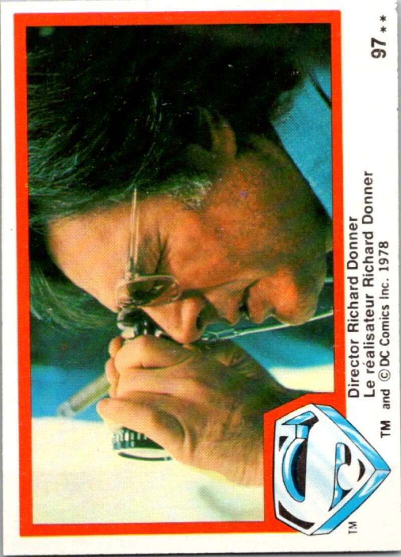 1978 OPC Superman #97 Director Richard Donner   V52059 Image 1