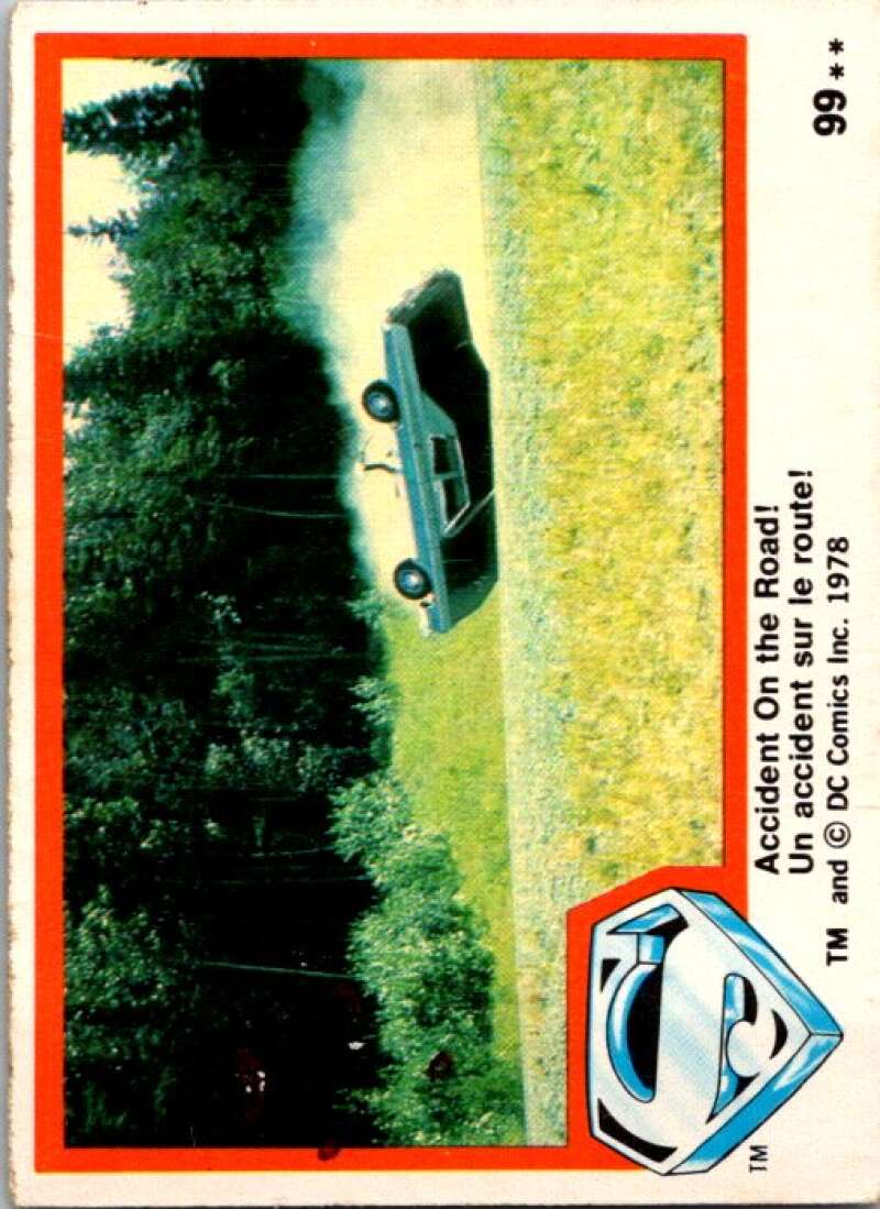 1978 OPC Superman #99 Accident On the Road!   V52067 Image 1