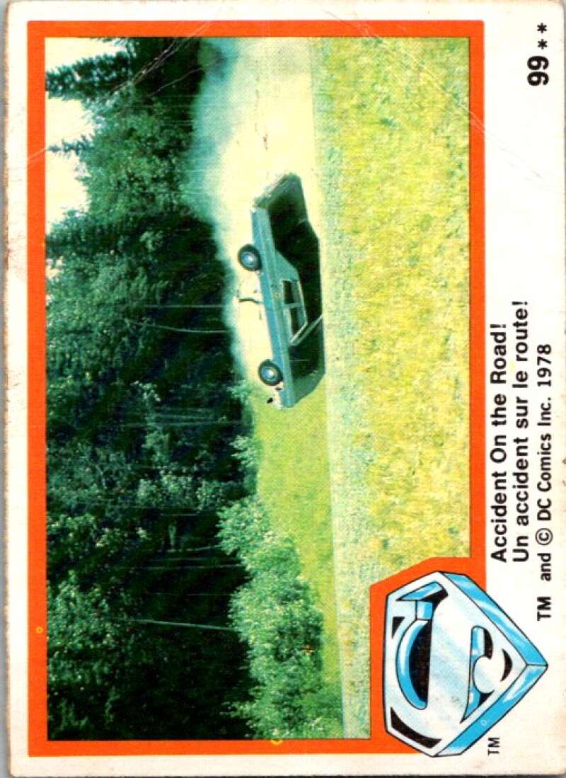1978 OPC Superman #99 Accident On the Road!   V52068 Image 1