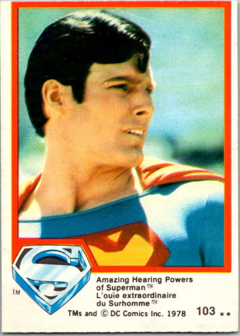 1978 OPC Superman #103 Face Of Anger   V52076 Image 1