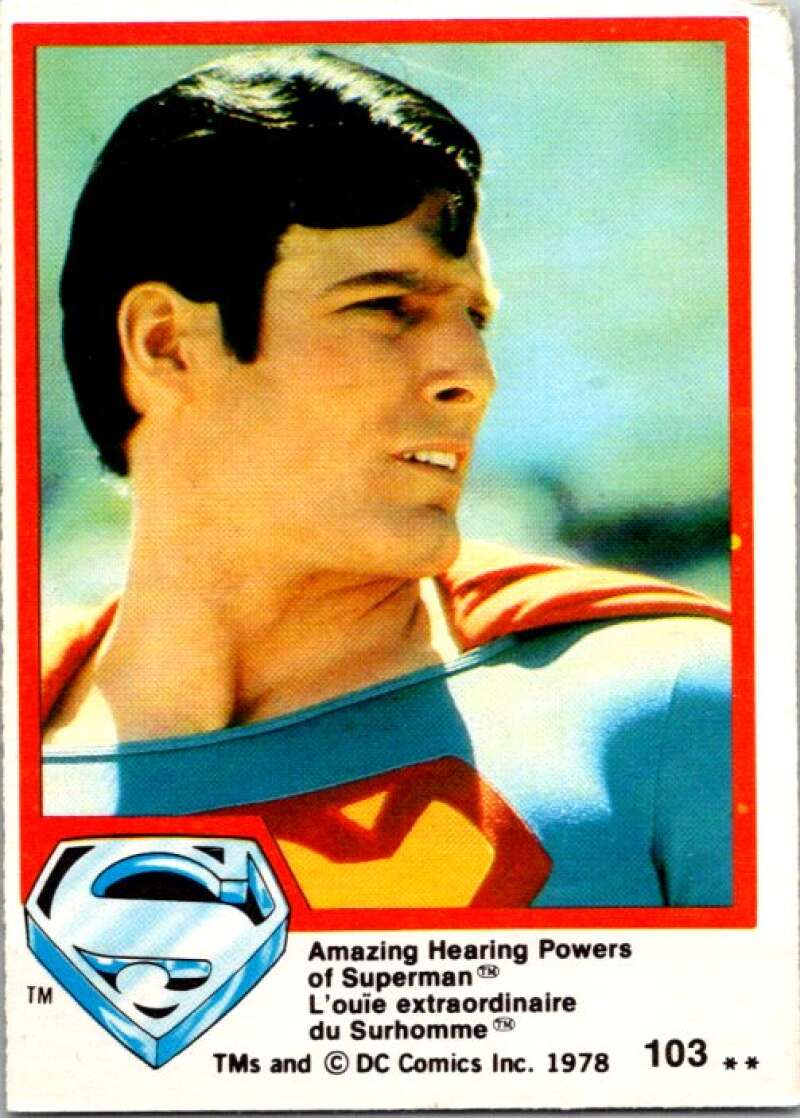 1978 OPC Superman #103 Face Of Anger   V52077 Image 1