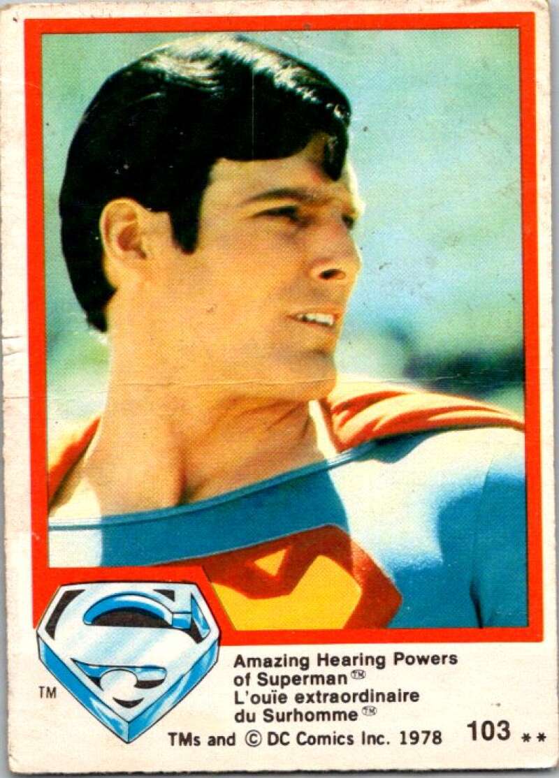1978 OPC Superman #103 Face Of Anger   V52078 Image 1