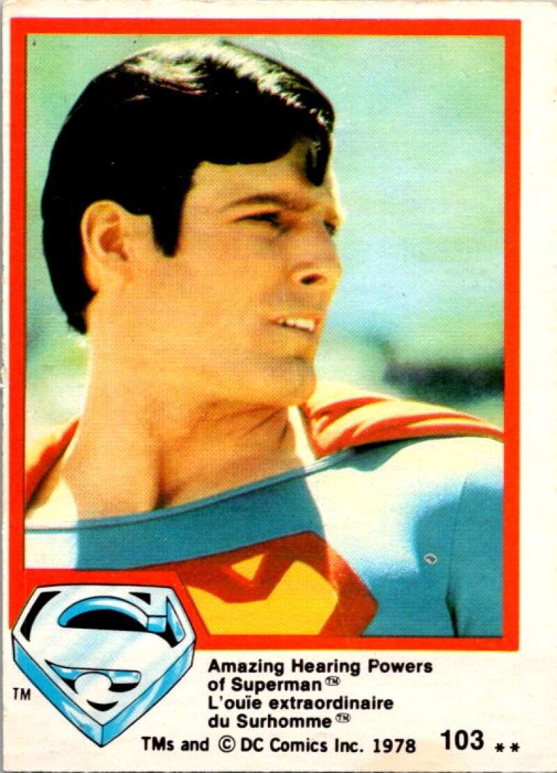 1978 OPC Superman #103 Face Of Anger   V52079 Image 1