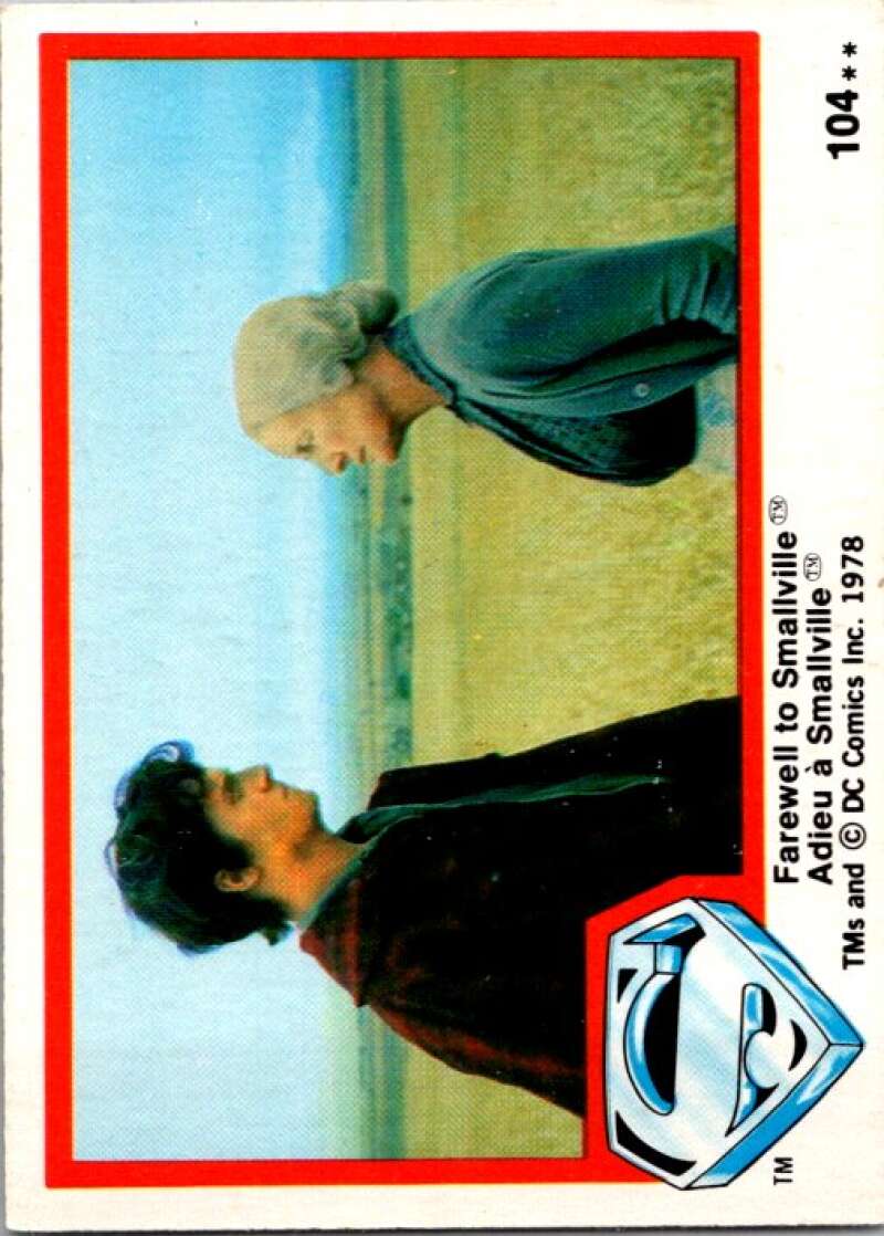 1978 OPC Superman #104 Farewell to Smallville   V52080 Image 1