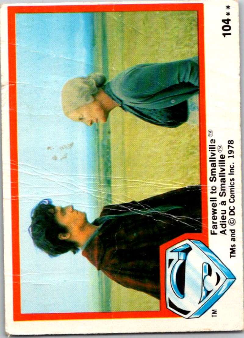 1978 OPC Superman #104 Farewell to Smallville   V52081 Image 1
