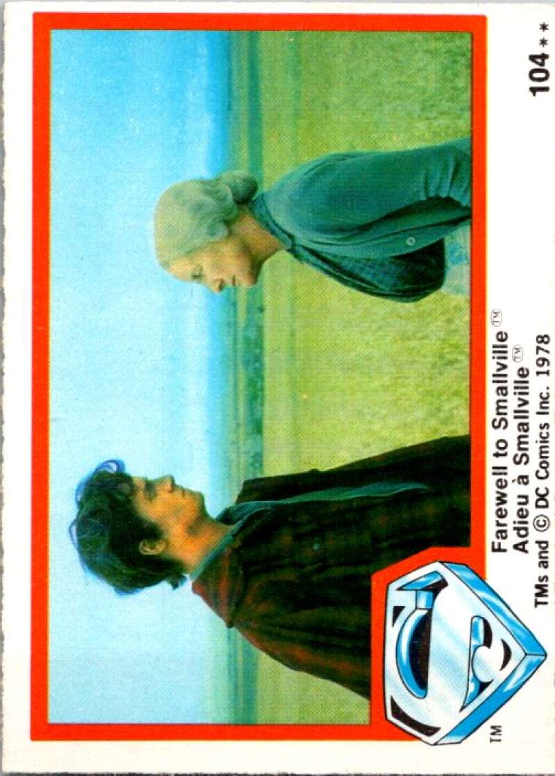 1978 OPC Superman #104 Farewell to Smallville   V52082 Image 1