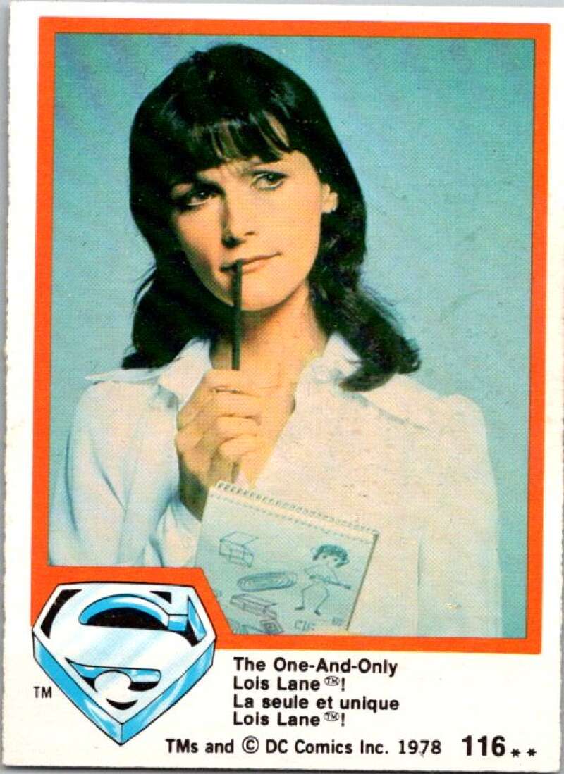 1978 OPC Superman #116 The One-And-Only Lois Lane!   V52129 Image 1