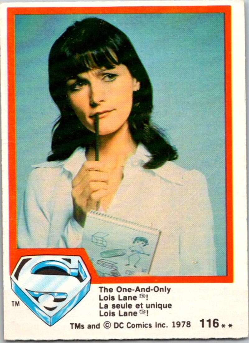 1978 OPC Superman #116 The One-And-Only Lois Lane!   V52130 Image 1