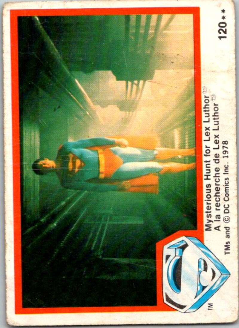1978 OPC Superman #120 Mysterious Hunt for Lex Luthor   V52141 Image 1