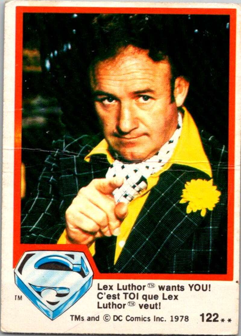 1978 OPC Superman #122 Lex Luthor wants YOU!   V52150 Image 1