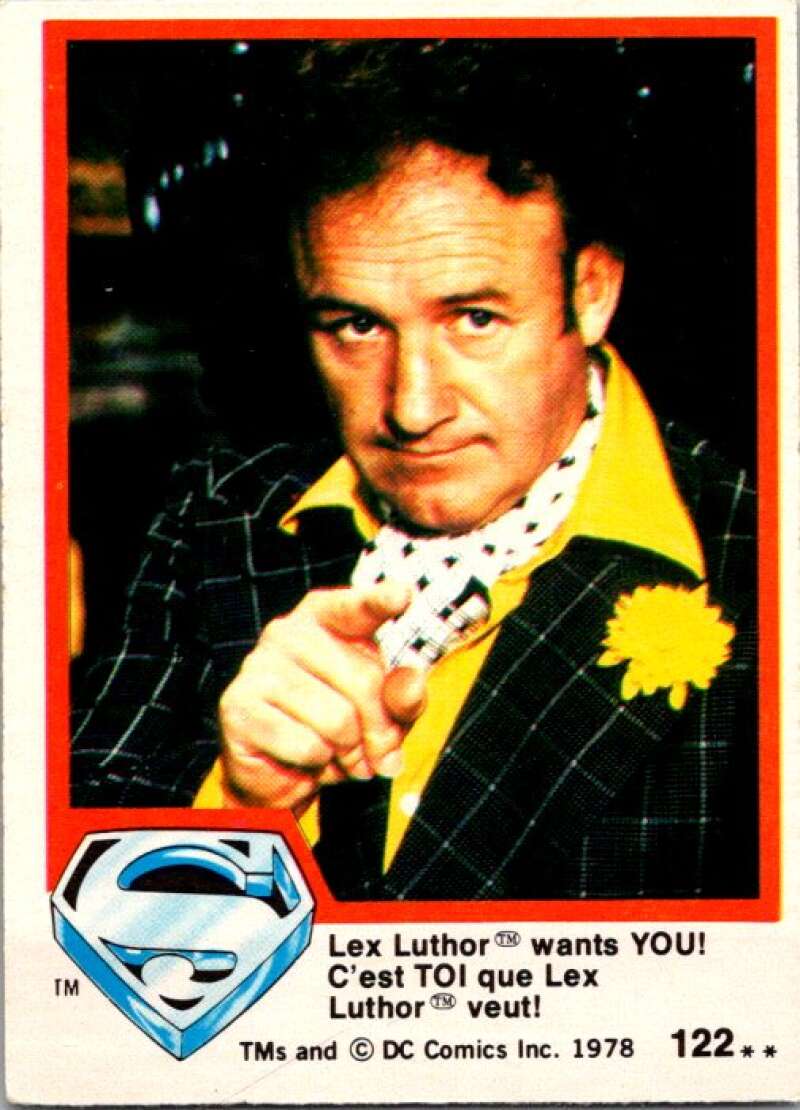 1978 OPC Superman #122 Lex Luthor wants YOU!   V52151 Image 1