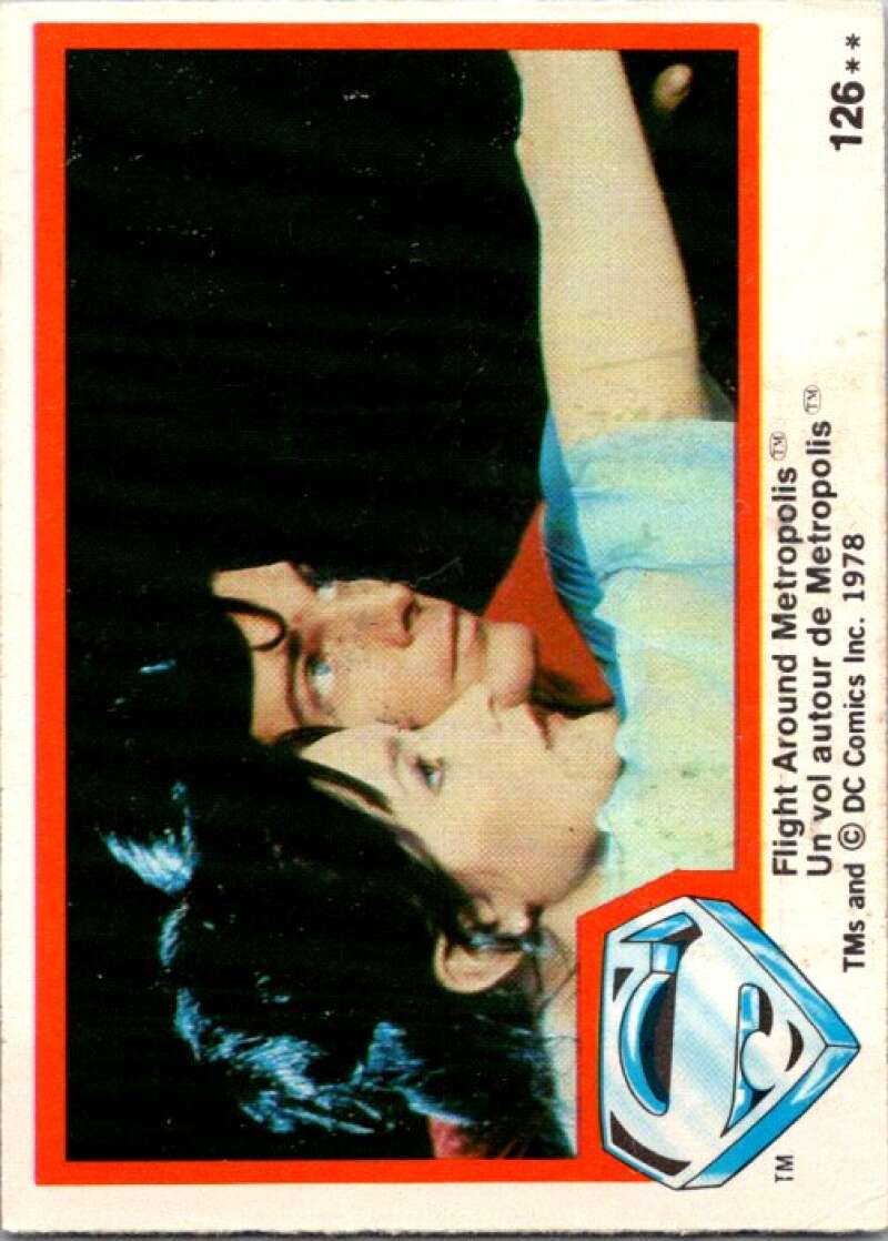 1978 OPC Superman #126 Flight Around Metropolis   V52164 Image 1
