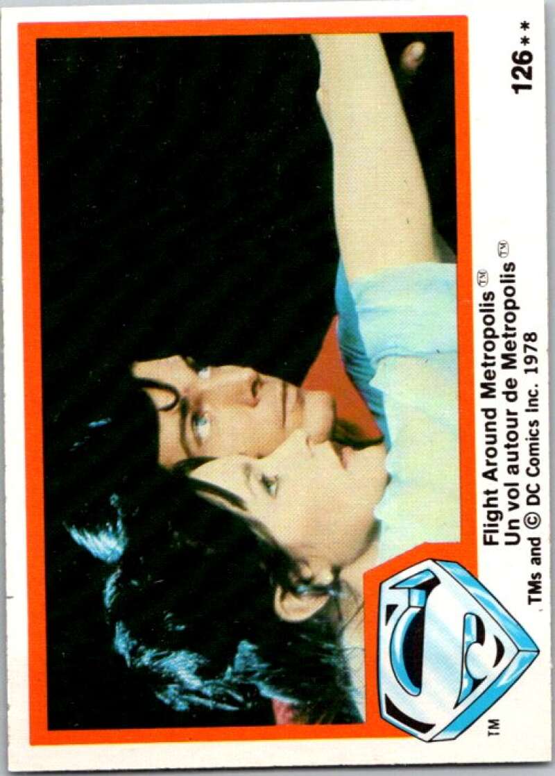 1978 OPC Superman #126 Flight Around Metropolis   V52166 Image 1