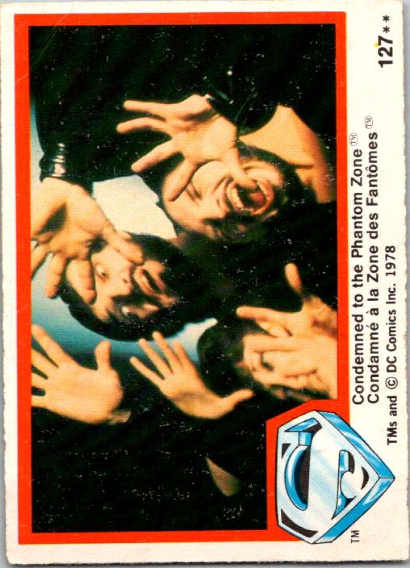 1978 OPC Superman #127 emned to the Phantom Zone   V52167 Image 1