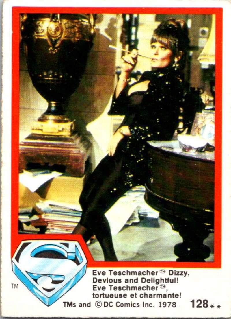 1978 OPC Superman #128 Eve Teschmacher : Dizzy/Devious  V52169 Image 1