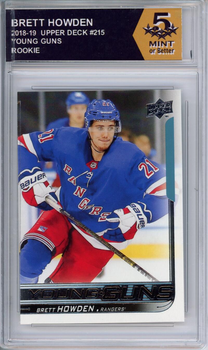 HCWPP - 2018-19 Upper Deck #215 Brett Howden YG Graded Rookie RC - 294214 Image 1