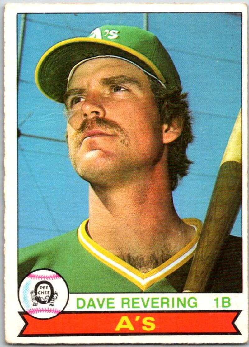 1979 OPC Baseball #113 Dave Revering  Oakland Athletics  V50357 Image 1