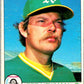 1979 OPC Baseball #319 Jeff Newman  Oakland Athletics  V50522 Image 1