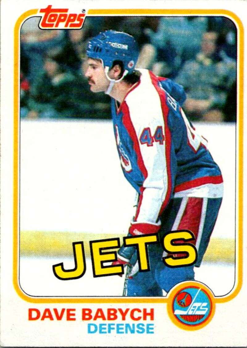 1981-82 Topps #1 Dave Babych  RC Rookie Winnipeg Jets  V52184 Image 1