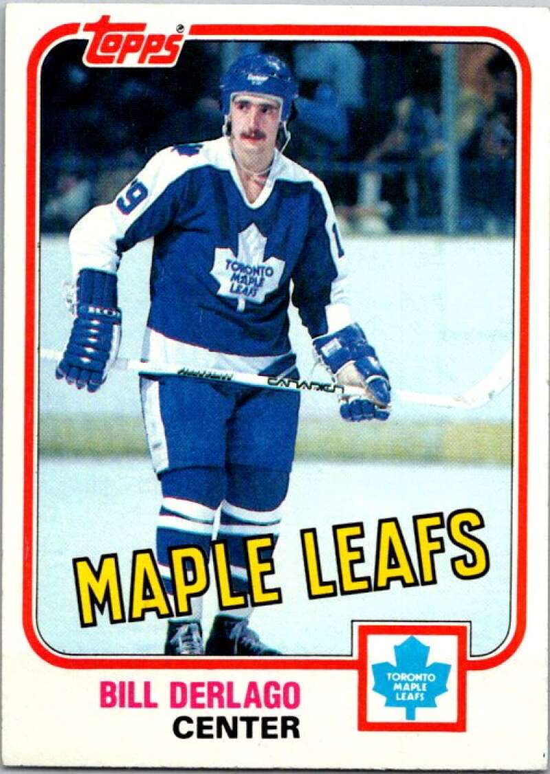 1981-82 Topps #8 Bill Derlago  Toronto Maple Leafs  V52200 Image 1