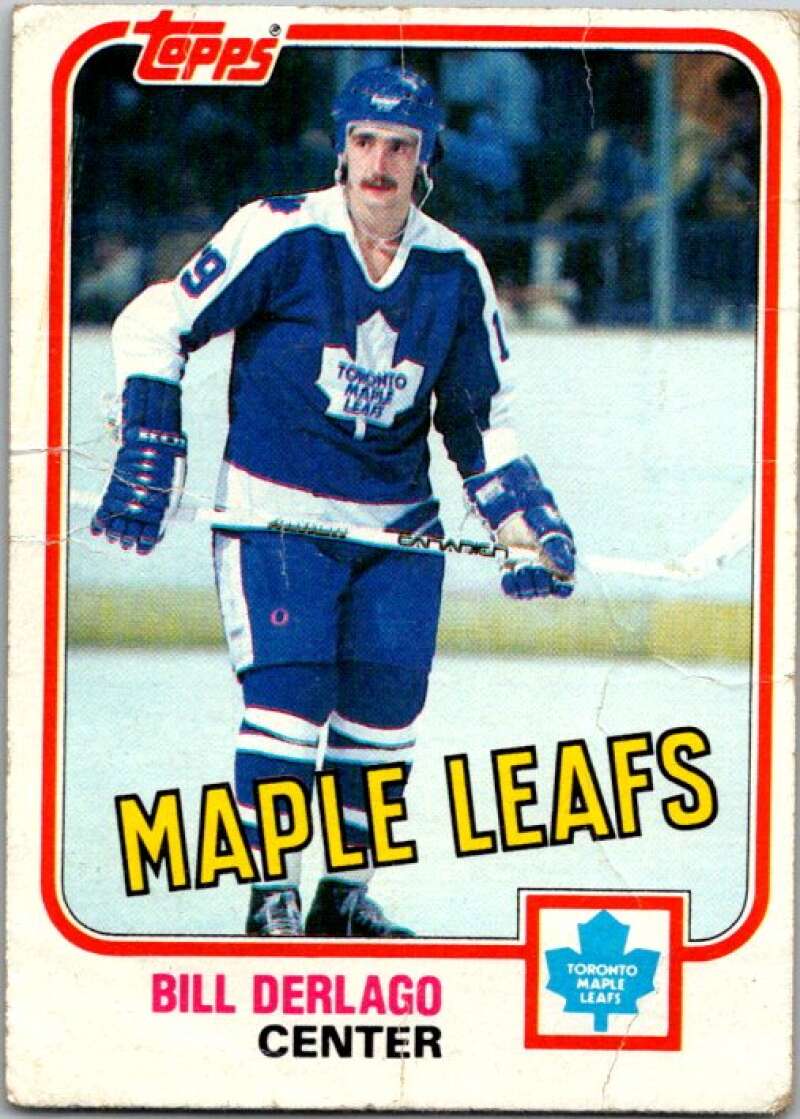 1981-82 Topps #8 Bill Derlago  Toronto Maple Leafs  V52203 Image 1