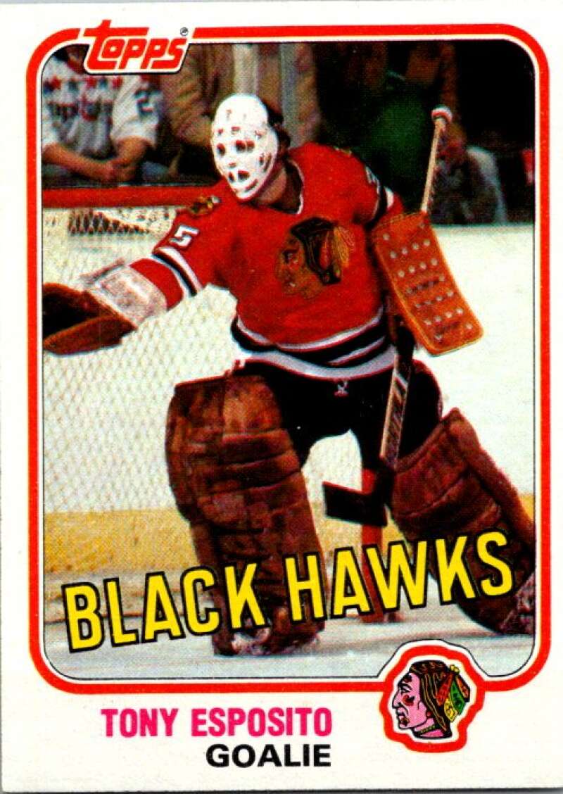1981-82 Topps #11 Tony Esposito  Chicago Blackhawks  V52215 Image 1