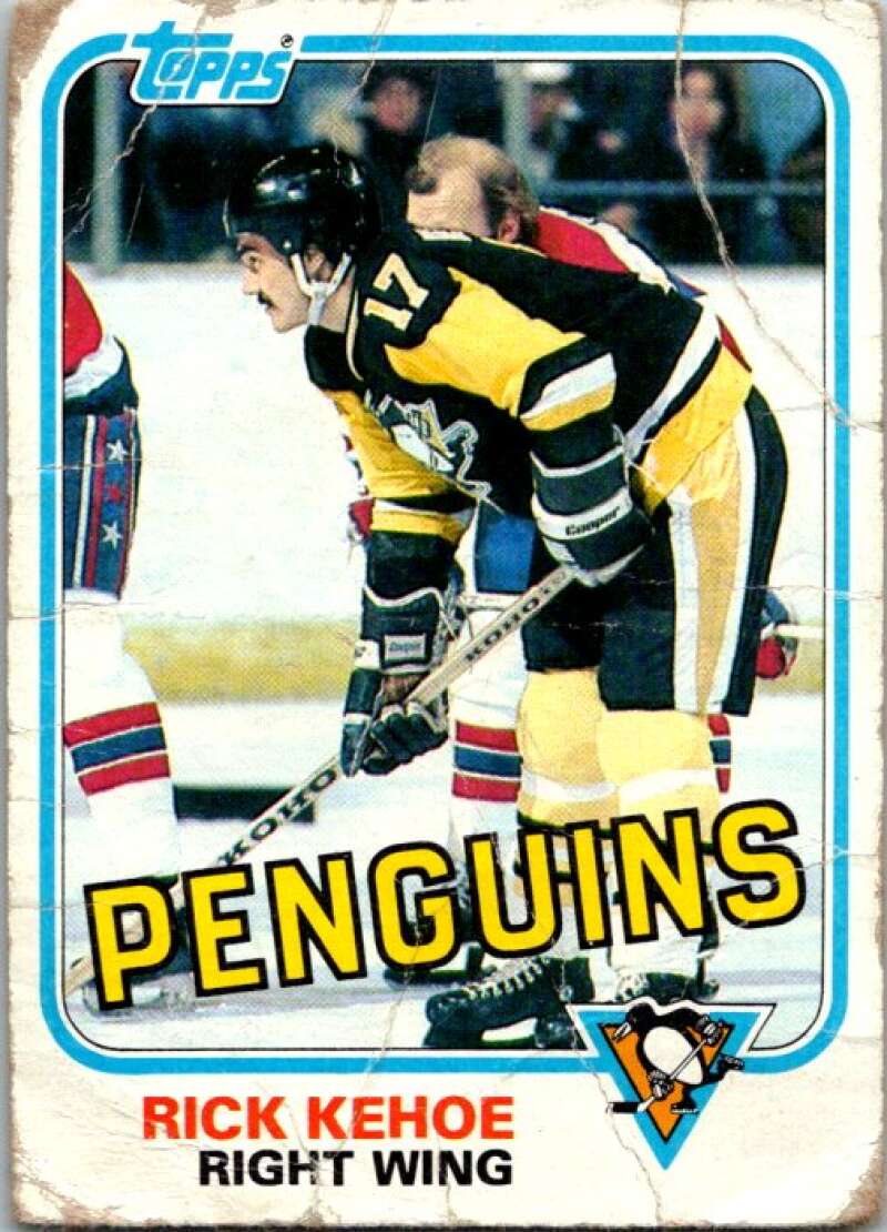 1981-82 Topps #17 Rick Kehoe  Pittsburgh Penguins  V52224 Image 1