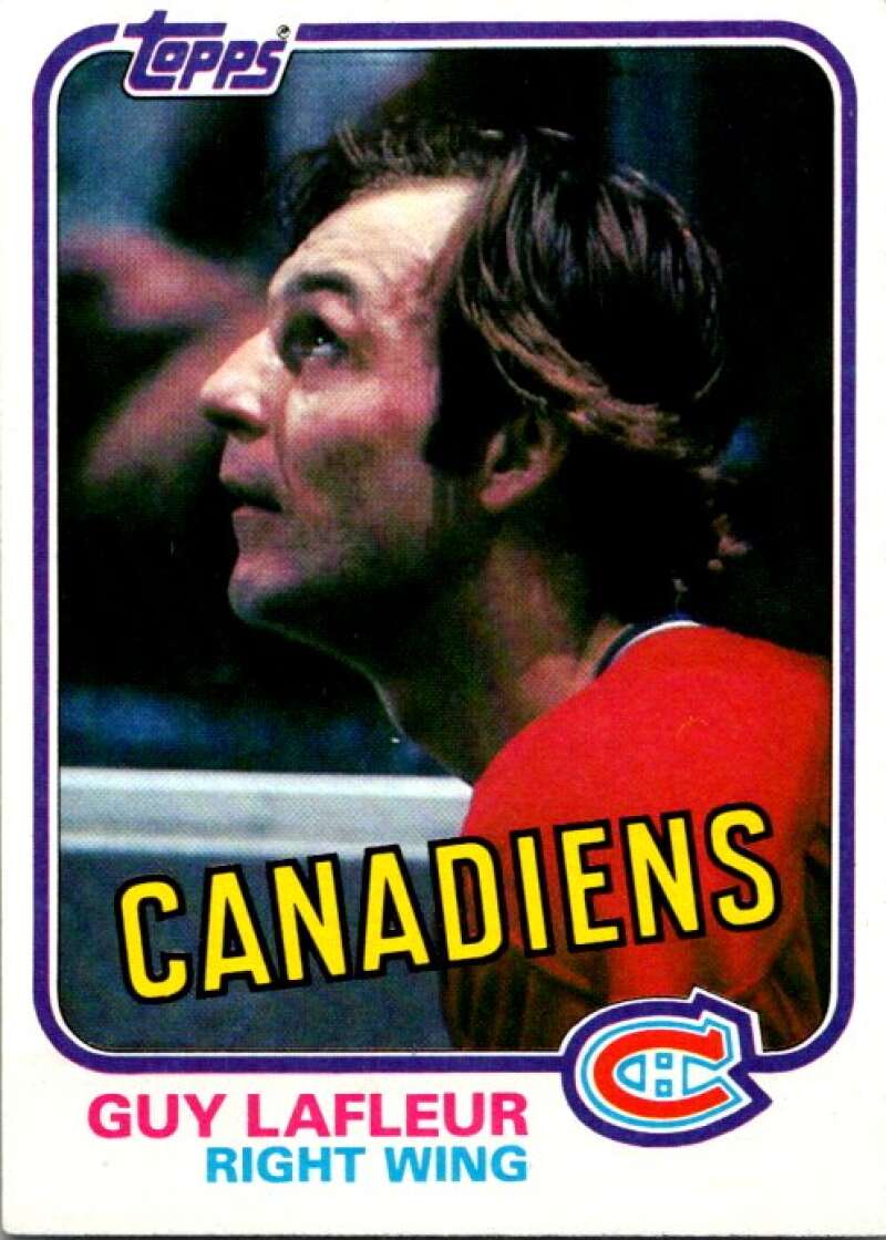 1981-82 Topps #19 Guy Lafleur  Montreal Canadiens  V52227 Image 1