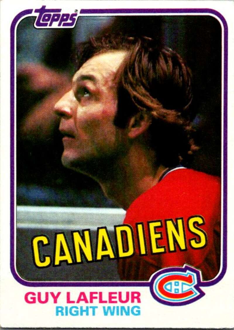 1981-82 Topps #19 Guy Lafleur  Montreal Canadiens  V52229 Image 1
