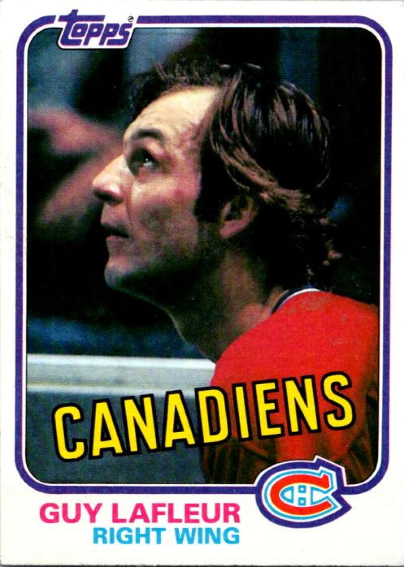 1981-82 Topps #19 Guy Lafleur  Montreal Canadiens  V52230 Image 1