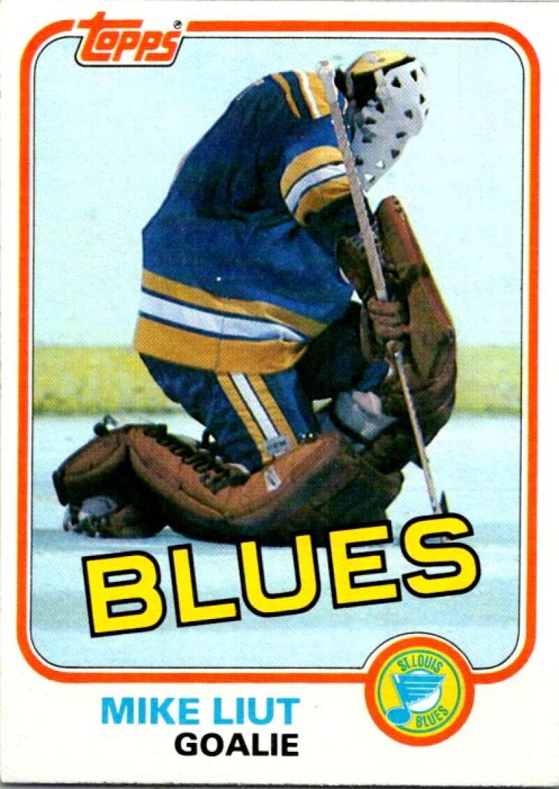 1981-82 Topps #20 Mike Liut  St. Louis Blues  V52231 Image 1