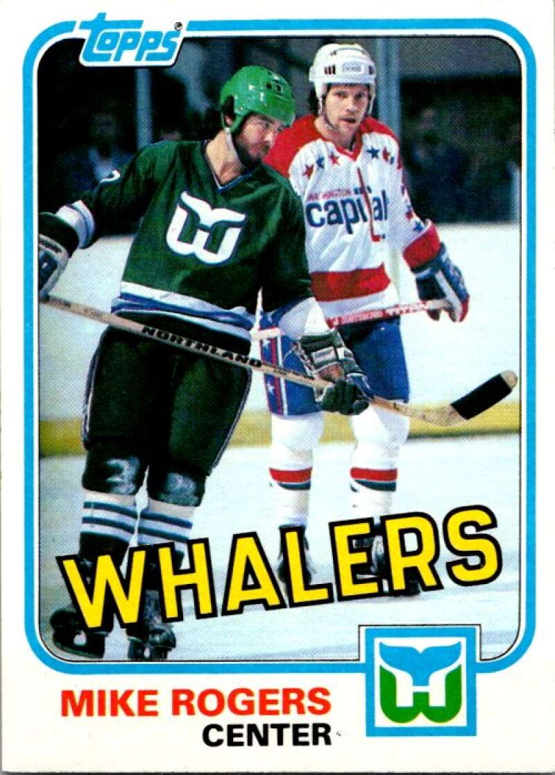 1981-82 Topps #32 Mike Rogers  Hartford Whalers  V52275 Image 1