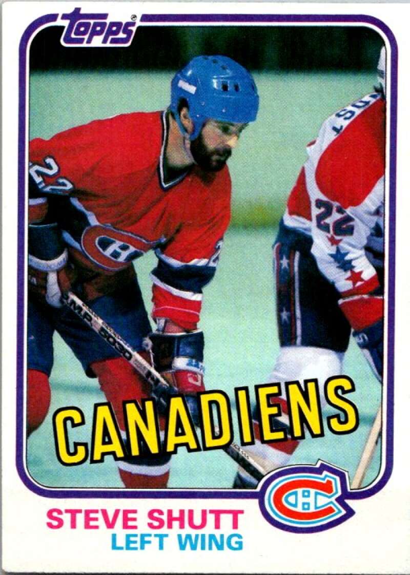1981-82 Topps #34 Steve Shutt  Montreal Canadiens  V52284 Image 1