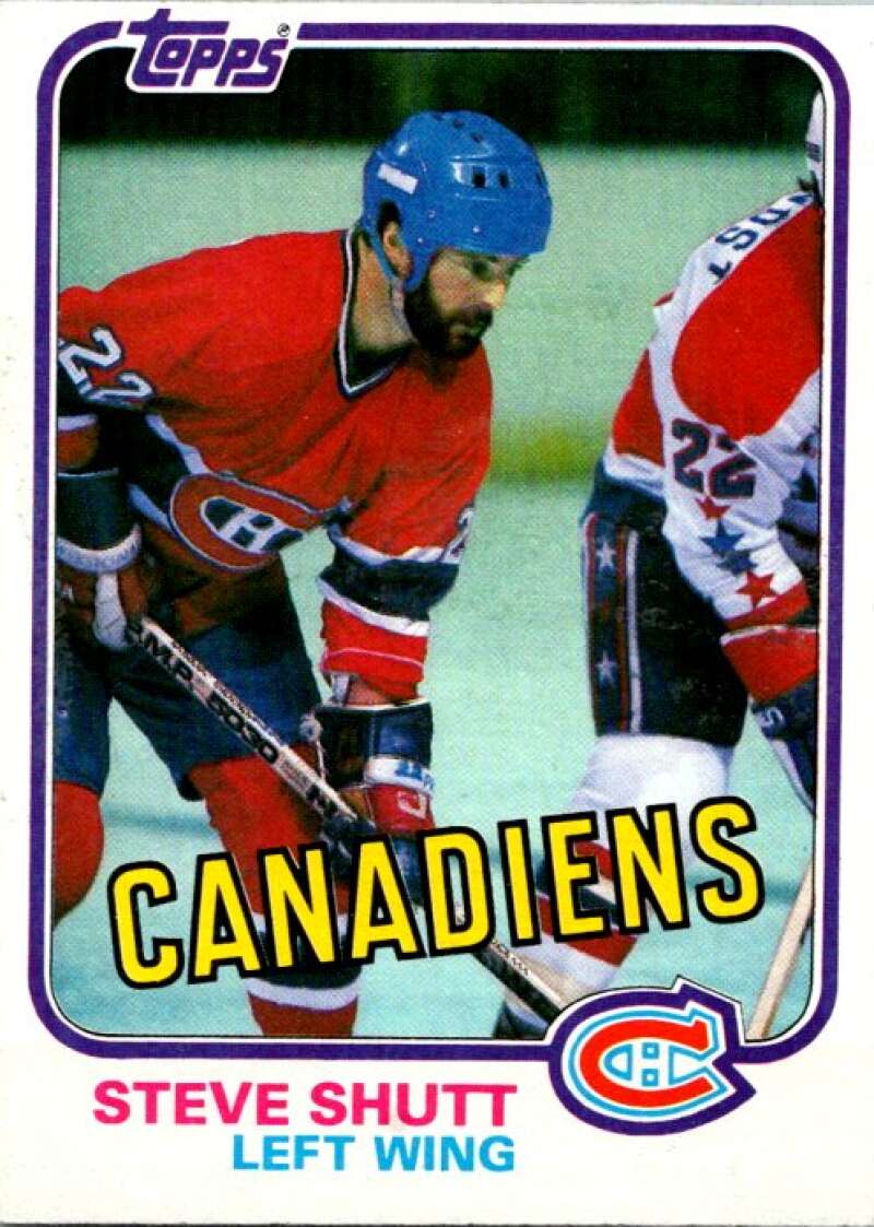 1981-82 Topps #34 Steve Shutt  Montreal Canadiens  V52285 Image 1