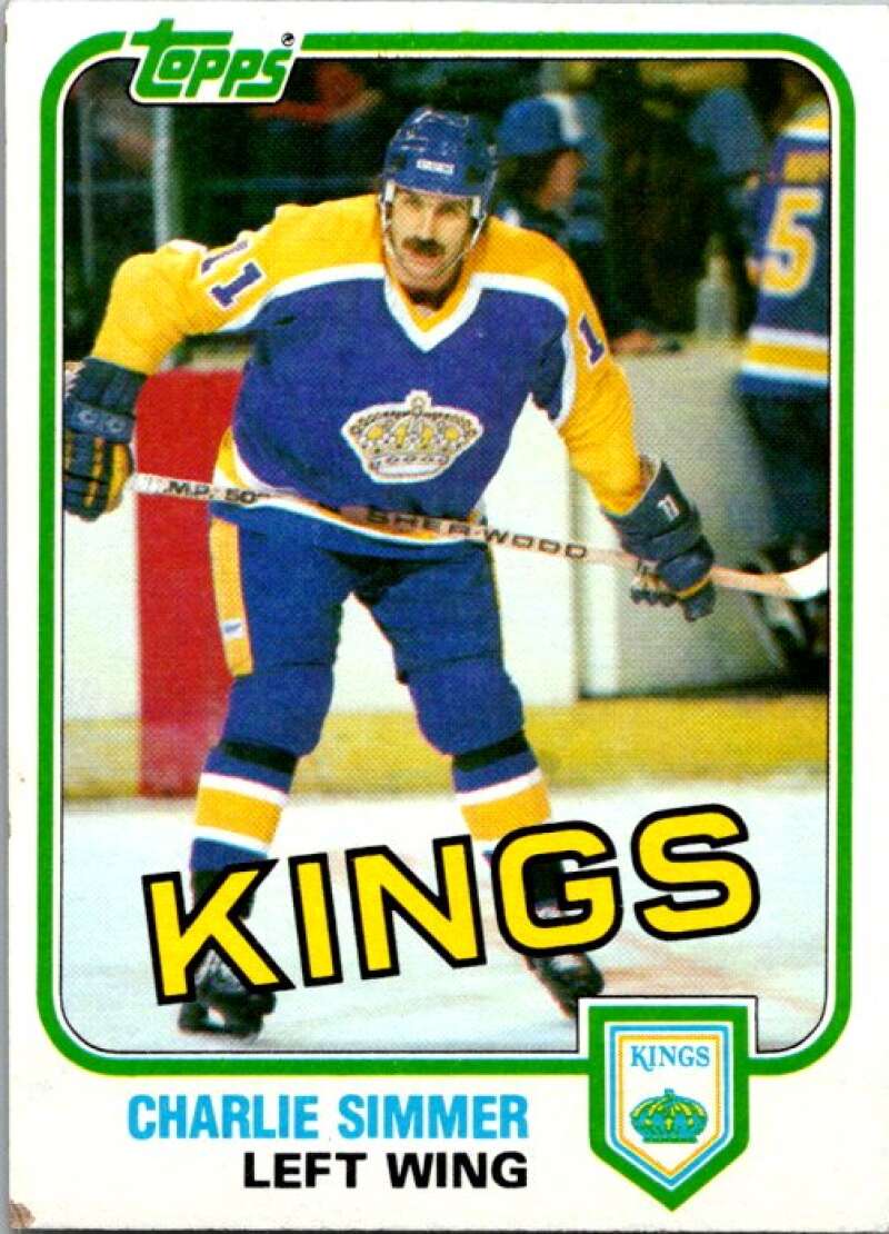 1981-82 Topps #35 Charlie Simmer  Los Angeles Kings  V52291 Image 1