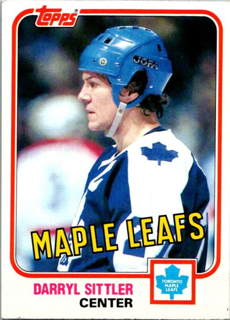 1981-82 Topps #36 Darryl Sittler  Toronto Maple Leafs  V52293 Image 1
